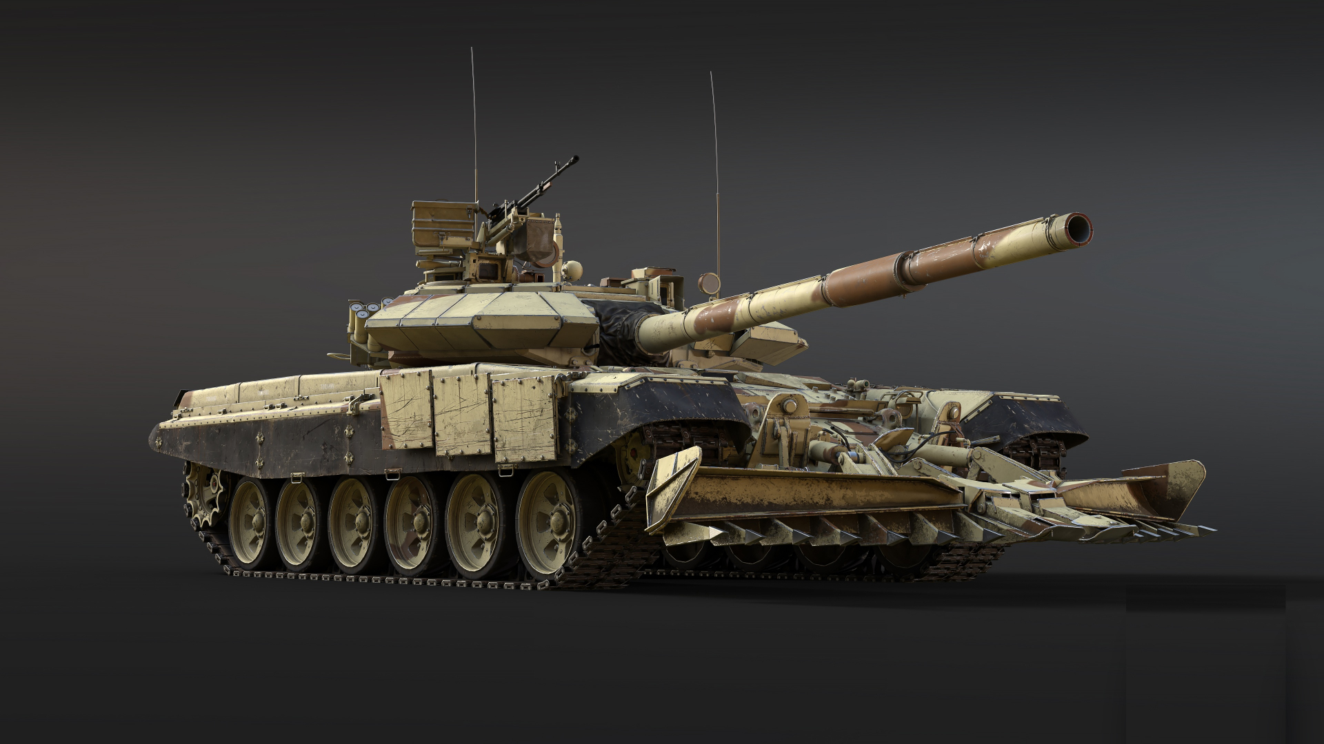 Armored platform - T90 class tank